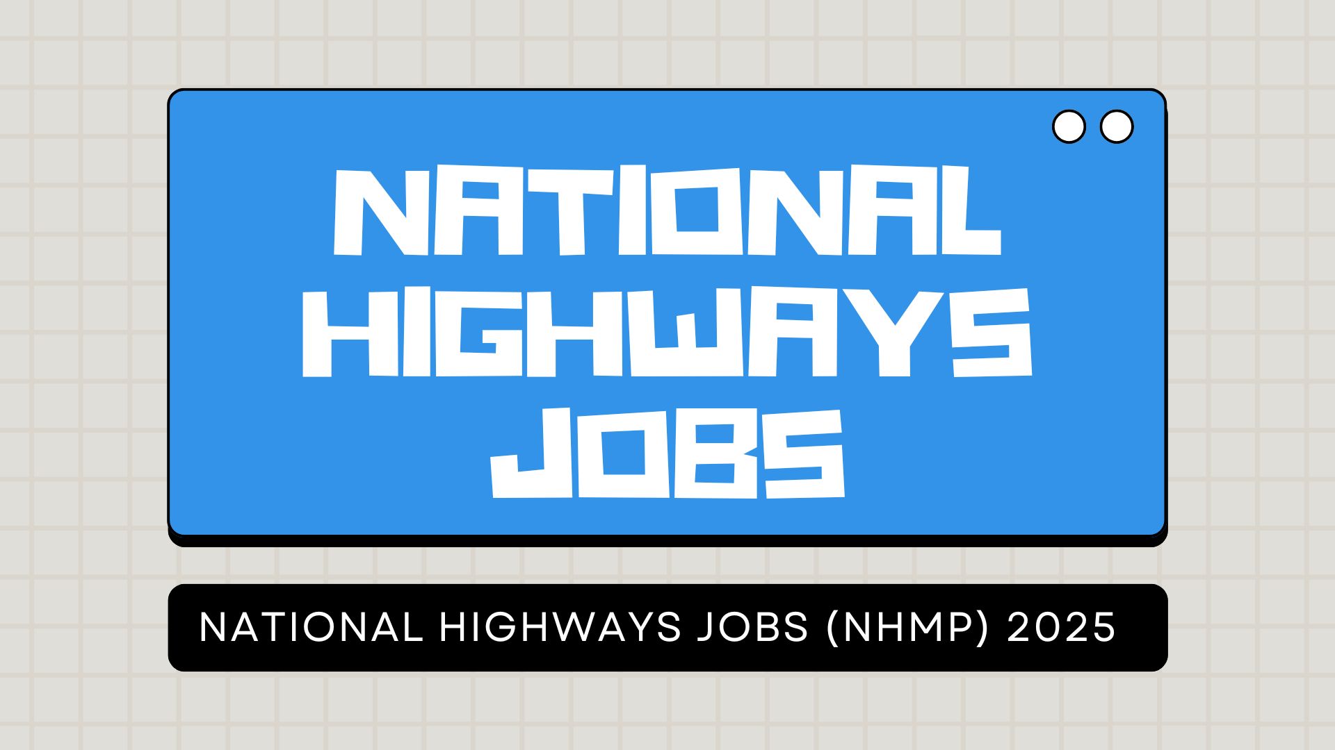 National Highways jobs