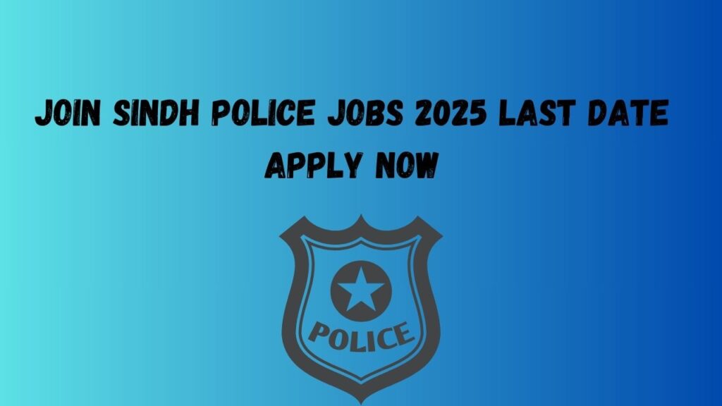 Sindh Police Jobs